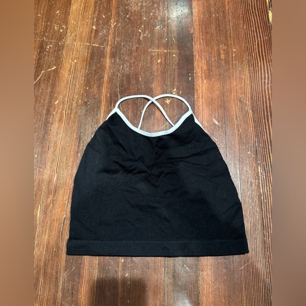 Black Strappy Tank Top